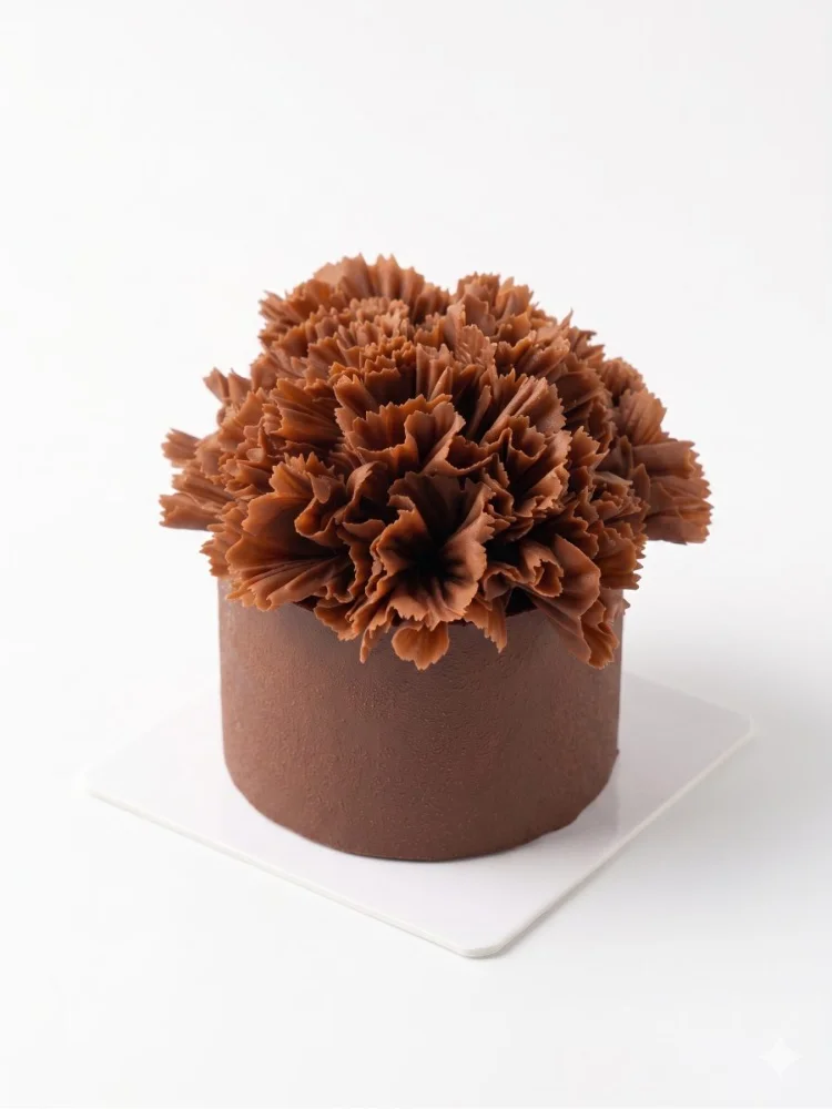 Chocolate carnation showpiece by ChefM Consultancy